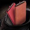 QIALINO Universal Premium Cowhide Genuine Leather Wallet Case for iPhone (6.9 Inches Display Size)