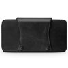 101119489A-2 QIALINO Premium Cowhide Leather Holster Case Waist Bag (6.5 inches Display Size)