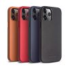 QIALINO for iPhone 12 Pro Max Premium Cowhide Leather Coated Case Anti-scratch Shockproof Phone Cover