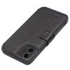 QIALINO for iPhone 12 Mini Business Style Magnetic Clasp Top Cowhide Leather Phone Cover