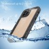 101124363A-4 REDPEPPER Dot+ Series For iPhone 12 Pro Case IP68 Waterproof Clear Phone Cover