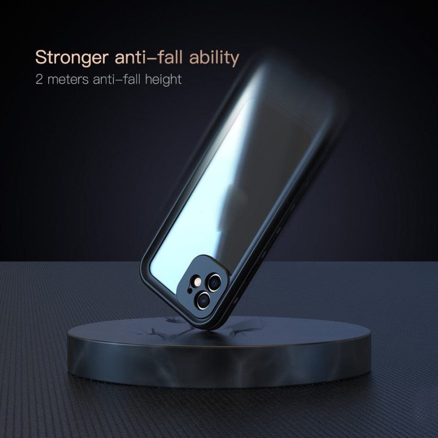 REDPEPPER Dot+ Series For iPhone 12 Case IP68 Waterproof Clear Phone Cover
