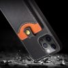 QIALINO for iPhone 12 Pro Max Case Business Style Card Slots Cowhide Leather Coated Phone Cover