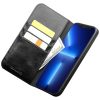 QIALINO For iPhone 13 Pro Case Genuine Cowhide Leather Stand Wallet Phone Cover