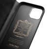 QIALINO For iPhone 13 Case Cowhide Leather Wallet Stand Phone Cover