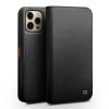 QIALINO for iPhone 13 Pro Case Folio Cowhide Leather Stand Wallet Phone Cover