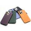 101129604A-10 QIALINO for iPhone 13 Pro Max Cowhide Leather Coated Protective Case Compatible with MagSafe