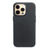 101129604B-1 QIALINO for iPhone 13 Pro Max Cowhide Leather Coated Protective Case Compatible with MagSafe