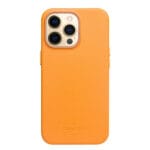 QIALINO for iPhone 13 Pro Max Cowhide Leather Coated Protective Case Compatible with MagSafe