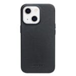 QIALINO for iPhone 13 Mini Case Magnetic Anti-Fall Genuine Leather Shockproof Phone Cover