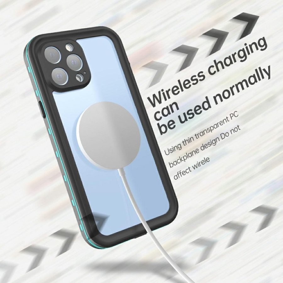 REDPEPPER Dot+ Series For iPhone 13 Pro Max Case IP68 Waterproof Clear Phone Cover