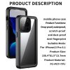 REDPEPPER PRO Series for iPhone 13 Pro IP68 Waterproof Shockproof Clear Phone Case