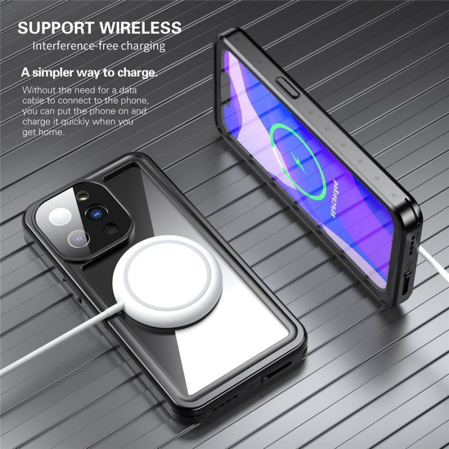 REDPEPPER PRO Series for iPhone 13 Pro IP68 Waterproof Shockproof Clear Phone Case