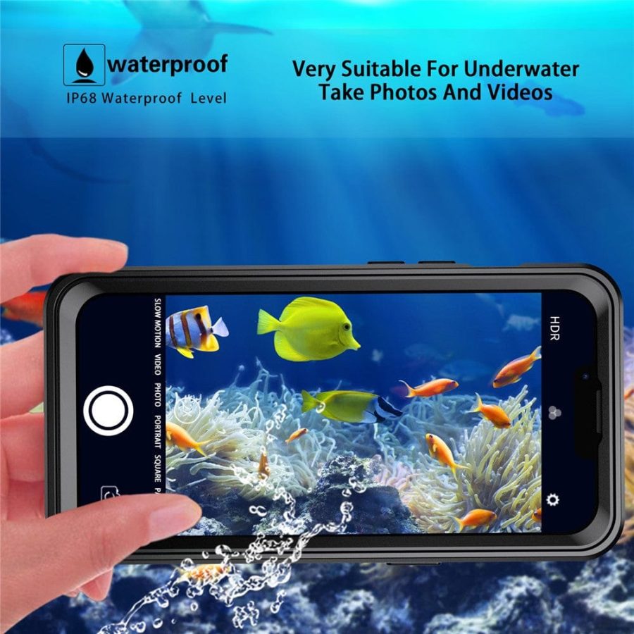 REDPEPPER PRO Series for iPhone 13 Pro IP68 Waterproof Shockproof Clear Phone Case