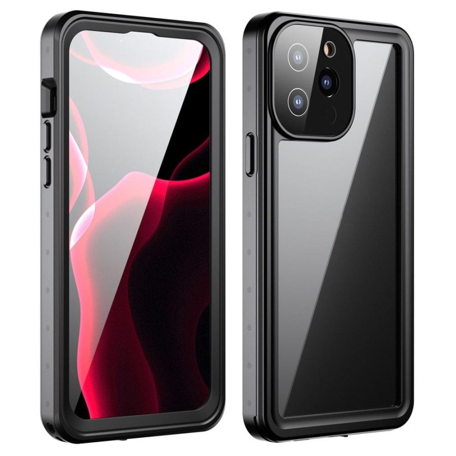 101130901A-1 REDPEPPER PRO Series for iPhone 13 Pro Max IP68 Waterproof Shockproof Clear Phone Case
