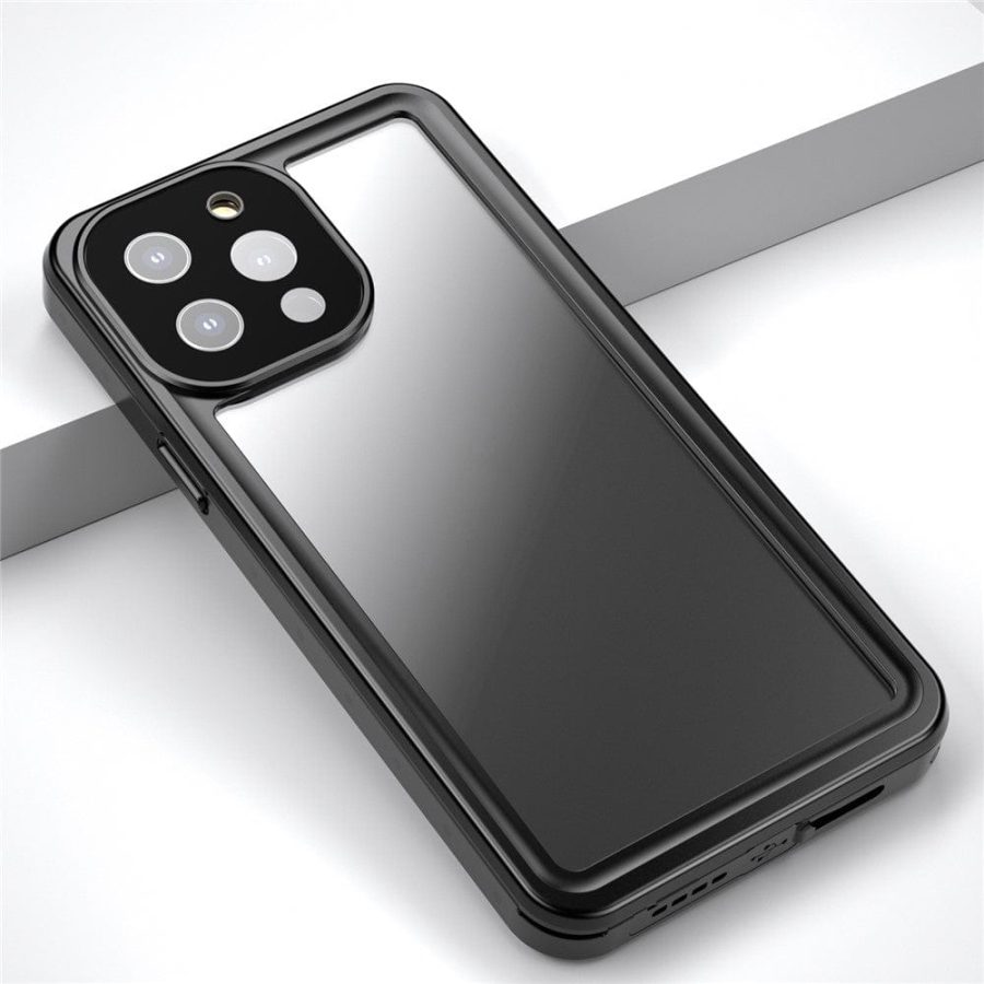 101130901A-11 REDPEPPER PRO Series for iPhone 13 Pro Max IP68 Waterproof Shockproof Clear Phone Case