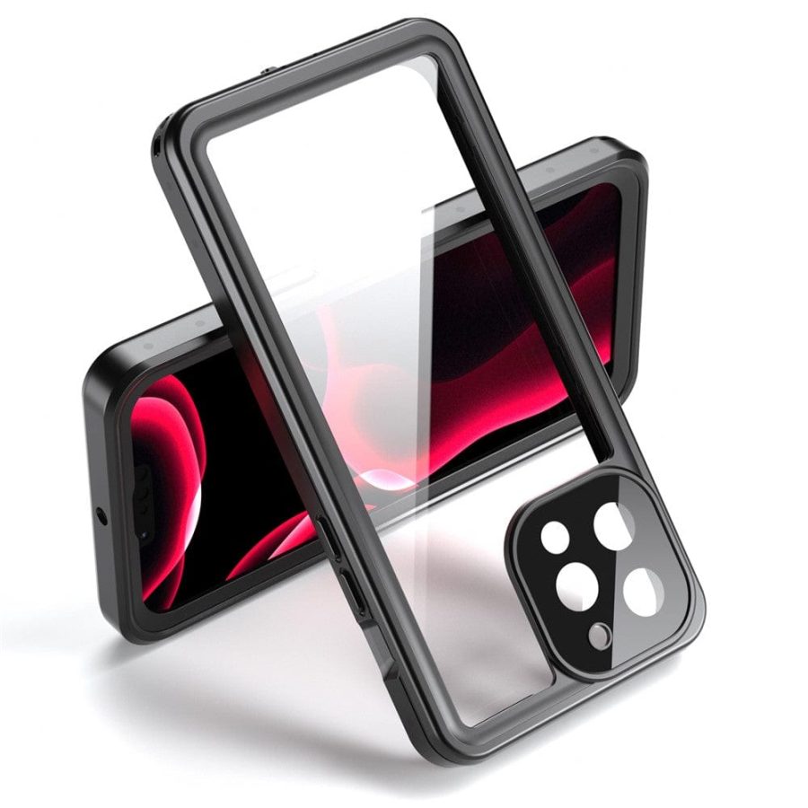 101130901A-12 REDPEPPER PRO Series for iPhone 13 Pro Max IP68 Waterproof Shockproof Clear Phone Case