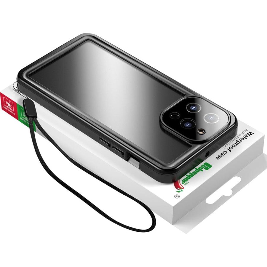101130901A-17 REDPEPPER PRO Series for iPhone 13 Pro Max IP68 Waterproof Shockproof Clear Phone Case