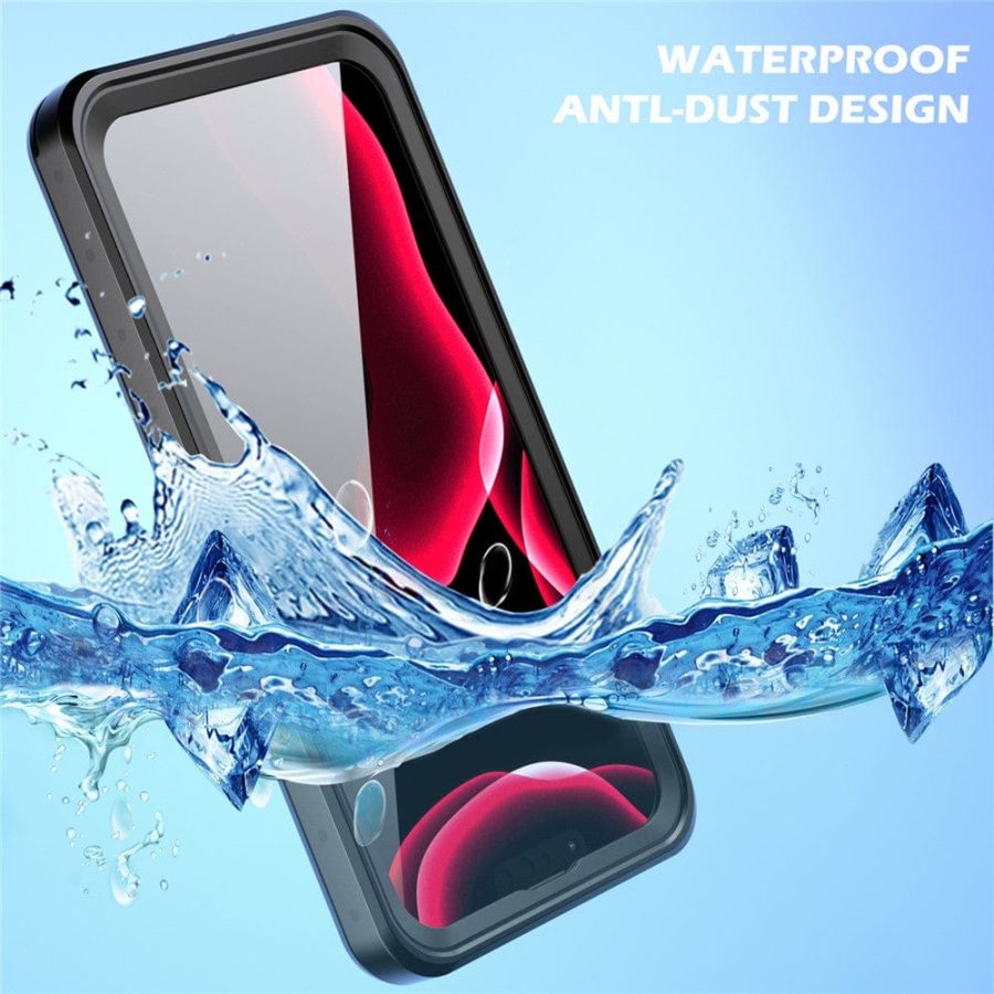 101130901A-3 REDPEPPER PRO Series for iPhone 13 Pro Max IP68 Waterproof Shockproof Clear Phone Case
