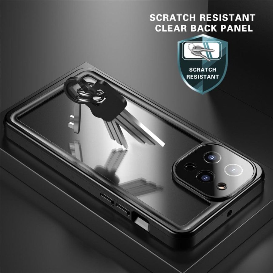 101130901A-7 REDPEPPER PRO Series for iPhone 13 Pro Max IP68 Waterproof Shockproof Clear Phone Case