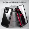 101130901A-8 REDPEPPER PRO Series for iPhone 13 Pro Max IP68 Waterproof Shockproof Clear Phone Case