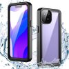 101130903A-10 REDPEPPER PRO Series for iPhone 13 IP68 Waterproof Shockproof Clear Phone Case