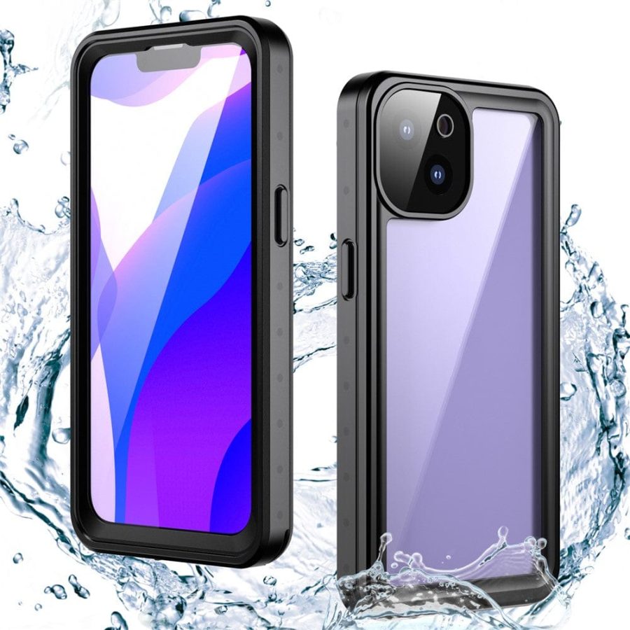 101130903A-10 REDPEPPER PRO Series for iPhone 13 IP68 Waterproof Shockproof Clear Phone Case