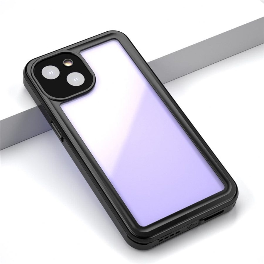 101130903A-15 REDPEPPER PRO Series for iPhone 13 IP68 Waterproof Shockproof Clear Phone Case
