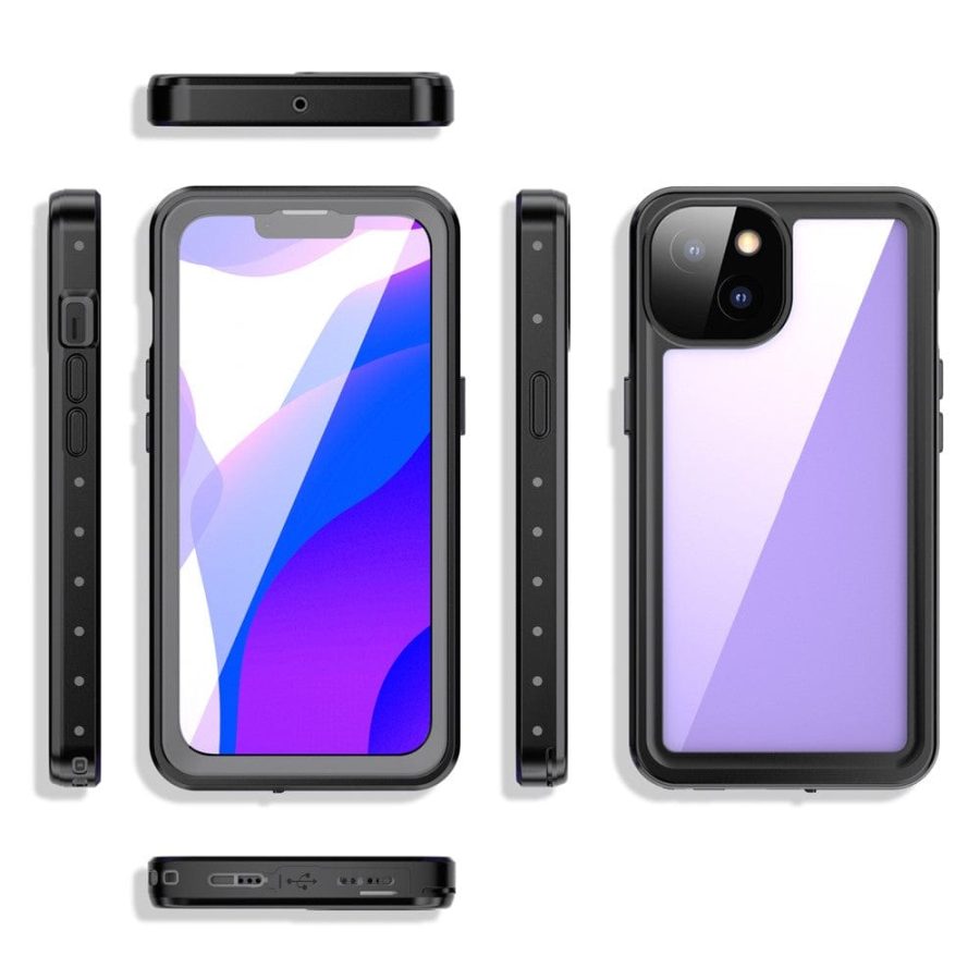 101130903A-16 REDPEPPER PRO Series for iPhone 13 IP68 Waterproof Shockproof Clear Phone Case