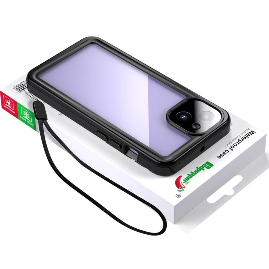 101130903A-17 REDPEPPER PRO Series for iPhone 13 IP68 Waterproof Shockproof Clear Phone Case