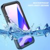 101130903A-4 REDPEPPER PRO Series for iPhone 13 IP68 Waterproof Shockproof Clear Phone Case