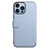101131978B-2 QIALINO for iPhone 13 Pro Business Style Genuine Cowhide Leather Wallet Cover Magnetic Clasp Phone Case