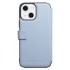 101131980A-2 QIALINO for iPhone 13 Mini Case Genuine Cowhide Leather Wallet Protective Phone Cover