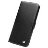 101132842A-2 QIALINO For iPhone 13 Pro Classic Cowhide Leather Case Wallet Stand Phone Cover