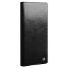 QIALINO For Samsung Galaxy S22 Ultra Wallet Case Waxy Genuine Leather Flip Phone Cover