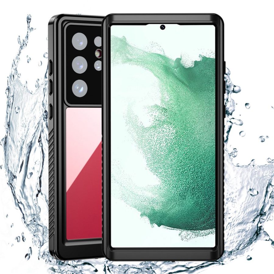 101244326A-1 REDPEPPER FS Series for Samsung Galaxy S22 Ultra IP68 Waterproof Case Full Protection Clear Phone Cover