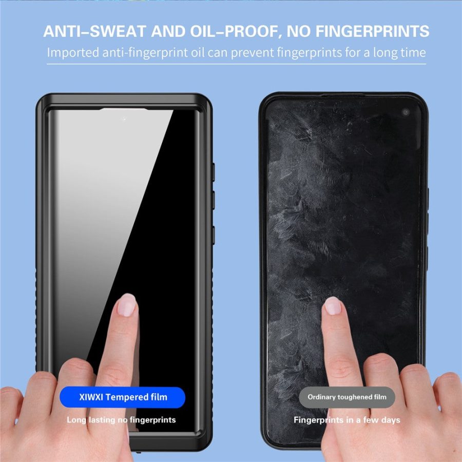 101244326A-5 REDPEPPER FS Series for Samsung Galaxy S22 Ultra IP68 Waterproof Case Full Protection Clear Phone Cover