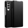 660102873A-1 QIALINO For Samsung Galaxy Z Fold3 Case Nappa Texture Genuine Leather Flip Phone Cover with Pen Holder
