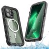 660108798B-1 REDPEPPER Dot+ Series for iPhone 14 Pro IP68 Waterproof Clear Phone Case | Compatible with MagSafe