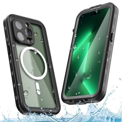 REDPEPPER Dot+ Series for iPhone 14 Pro IP68 Waterproof Clear Phone Case | Compatible with MagSafe