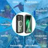 660108798B-13 REDPEPPER Dot+ Series for iPhone 14 Pro IP68 Waterproof Clear Phone Case | Compatible with MagSafe