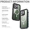 660108798B-3 REDPEPPER Dot+ Series for iPhone 14 Pro IP68 Waterproof Clear Phone Case | Compatible with MagSafe