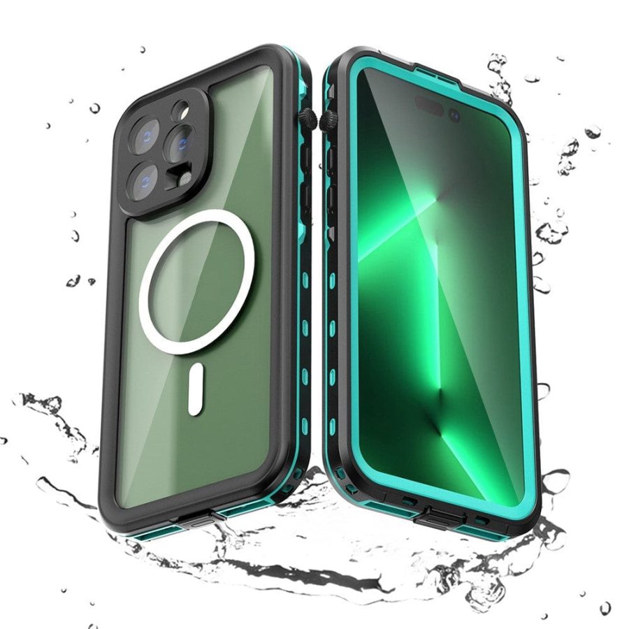 660108799A-1 REDPEPPER Dot+ Series For iPhone 14 Pro Max Case IP68 Waterproof Clear Phone Cover | Compatible with MagSafe