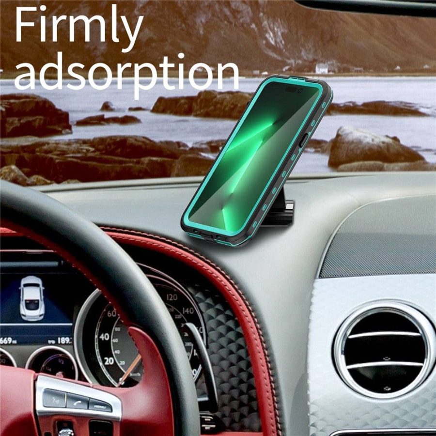 660108799A-10 REDPEPPER Dot+ Series For iPhone 14 Pro Max Case IP68 Waterproof Clear Phone Cover | Compatible with MagSafe