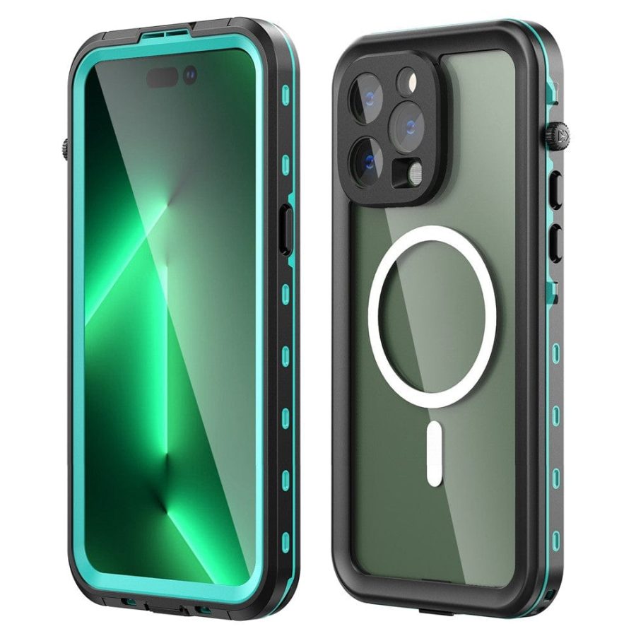 660108799A-14 REDPEPPER Dot+ Series For iPhone 14 Pro Max Case IP68 Waterproof Clear Phone Cover | Compatible with MagSafe