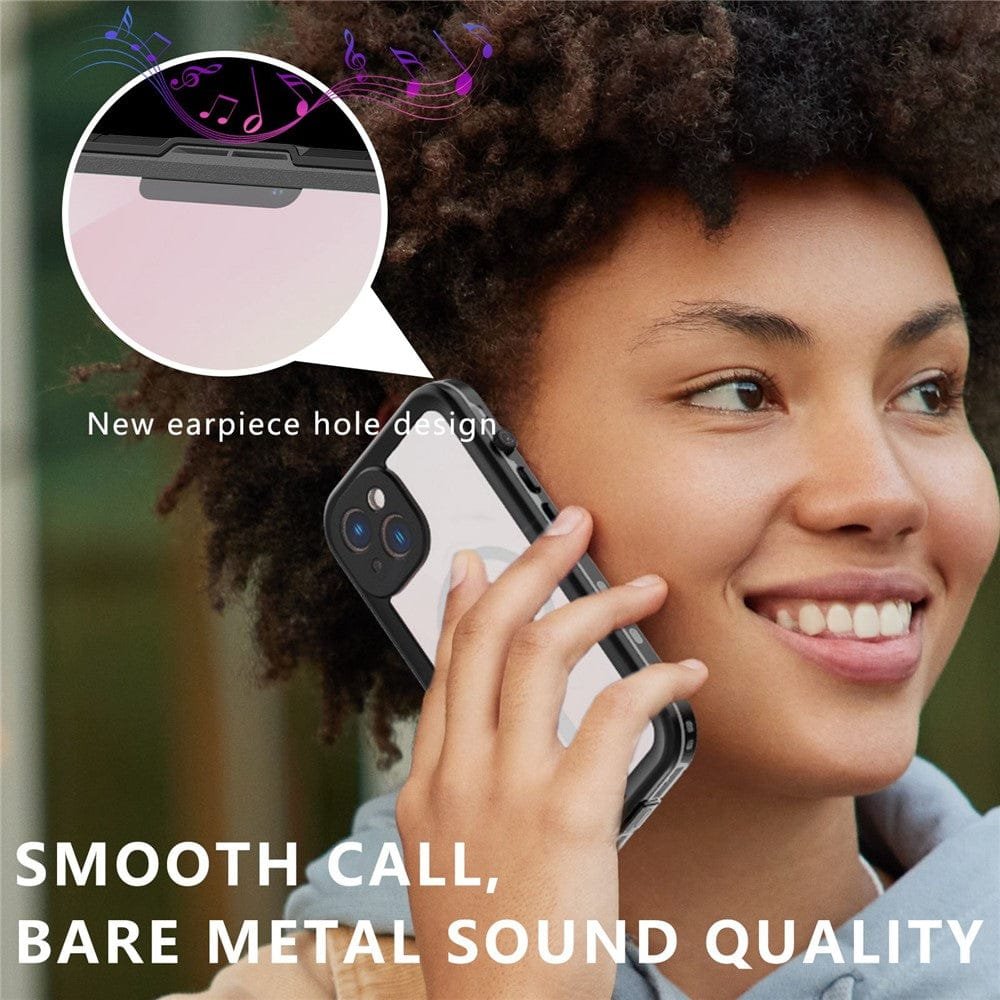 REDPEPPER Dot+ Series for iPhone 14 IP68 Waterproof Clear Phone Case | Compatible with MagSafe - Image 12