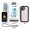 REDPEPPER Dot+ Series for iPhone 14 IP68 Waterproof Clear Phone Case | Compatible with MagSafe