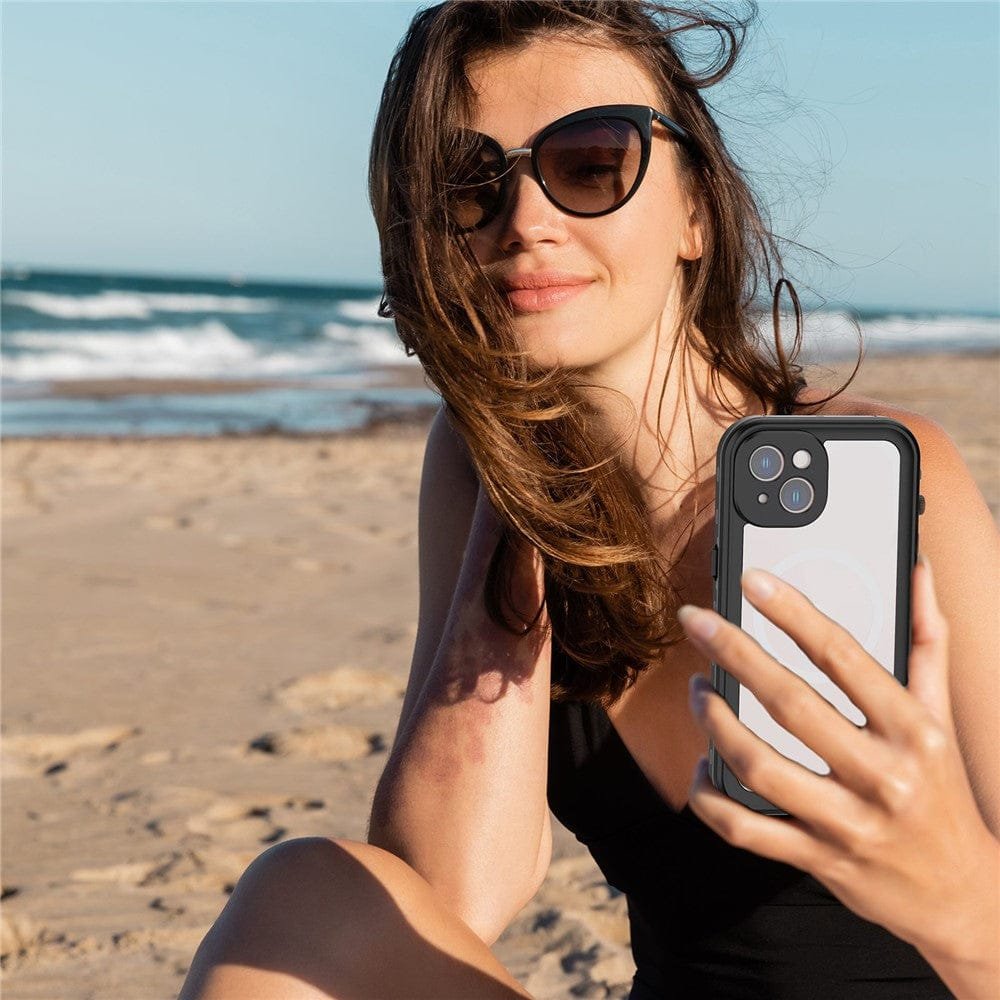 REDPEPPER Dot+ Series for iPhone 14 IP68 Waterproof Clear Phone Case | Compatible with MagSafe - Image 2