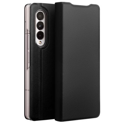 660109465A-1 QIALINO For Samsung Galaxy Z Fold3 Wallet Case Genuine Leather Stand Flip Phone Cover