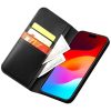 660110075A-3 QIALINO For iPhone 14 Pro Max Case Classic Genuine Leather Flip Stand Wallet Phone Cover